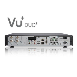 VU+ Duo2 Twin Linux HDTV Receiver 1x DVB-S2 Single-Tuner + 1x DVB-C/T2 Single-Tuner 2000GB Festplatte