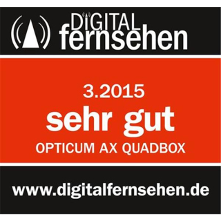 Opticum AX Quadbox HD 2400 3x DVB-C/T2 Tuner 1000GB 2.5 Festplatte