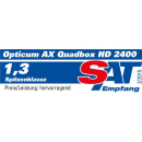 Opticum AX Quadbox HD 2400 3x DVB-C/T2 + 1x DVB-C Tuner (PVR-ready)