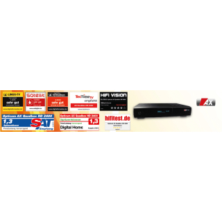 Opticum AX Quadbox HD 2400 3x DVB-C/T2 + 1x DVB-C Tuner 500GB 2.5 Festplatte