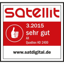 Opticum AX Quadbox HD 2400 3x DVB-C/T2 + 1x DVB-C Tuner 2000GB 2.5" Festplatte