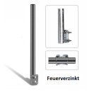 Geländerhalterung mit Zahnschelle 40/60/80cm...