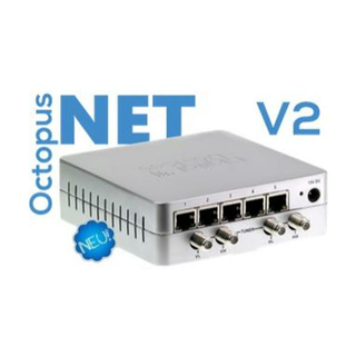 Digital Devices Octopus NET V2 C2T2/2 - Kabel>IP Netzwerktuner (2x DVB-C2/T2 Tuner + Twin-CI Untersttzung)