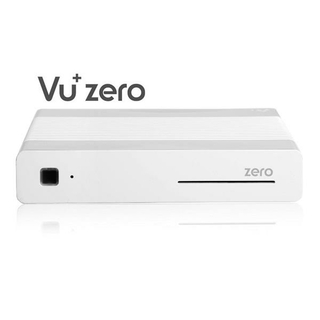 VU+ Zero V2 Linux E² HDTV Satreceiver (schwarz/weiß - DVB-S2 Tuner)