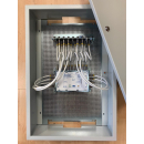 Schaltschrank + Lochblechplatte 60x40cm mit Potentialausgleich-Aufbau (incl. Dienstleistung)