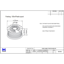 SAT-Koaxialkabel SD 100 A-S Vollkupfer (6,8mm/ 1,02mm / >100db/ 3-fach geschirmt/ 100m Rolle)