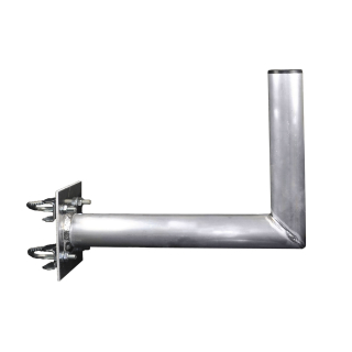 Alu- Mastausleger mit Zahnschelle in L- Auslage 35cm (vertikale und horizontale Befestigung)