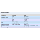 EMP Centauri NS01-S1 Ethernet-over-Coax (EoC) Antennendose (2x LAN/1x SAT/ 1x TV)