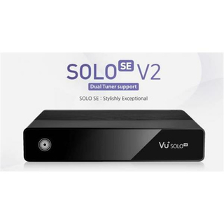 VU+ Solo SE V2 schwarz DVB-S2 (Single-Tuner)
