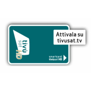 TivuSat Abo Karte (Rai, Mediaset, LA7 - jetzt auch mit Rai in HD)