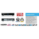 GigaBlue HD X3 Linux HDTV Sat-/Kabel-/DVB-T Receiver 1x...