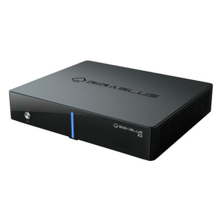 GigaBlue HD X3 Linux HDTV Receiver mit 1x DVB-S2 Tuner + 1x DVB-C/T2 Tuner