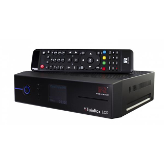 Red Eagle TwinBox LCD Full HD Linux E2 Receiver (1x DVB-S2 Tuner fest/ 1x Tuner modular)