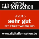Red Eagle TwinBox LCD Full HD Linux E2 Receiver (1x DVB-S/S2 + 1x DVB-C/T2 Tuner)