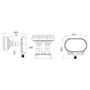 Inverto Black Plus Monoblock Single LNB IDLB-SINM62-MN003-8PP (1 Teilnehmer / 3 Grad)