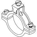 Erdungslasche Obo-Bettermann Typ 950 Z 1 1/2 (46.5 - 49.5mm / Erdung-Potentialausgleich)