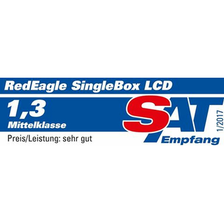 Red Eagle SingleBox LCD Full HD Linux E2 Receiver (1x CI / 1x Kartenleser)