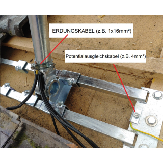 Dachsparrenhalter HERKULES S60/1800XXL (60mm Durchmesser / 180cm Lnge)