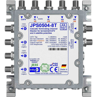Jultec JPS0504-8T Unicable-Multischalter (4x8 UBs/IDs/Umsetzungen)