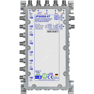 Jultec JPS0508-8M/T Unicable-Multischalter (8x8 UBs/IDs/Umsetzungen)