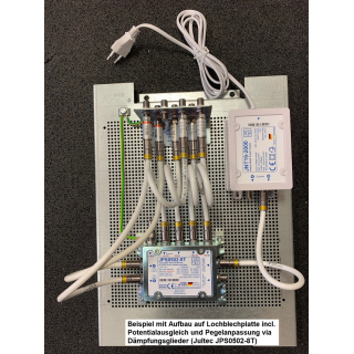 Jultec JPS0502-8T Unicable EN50494 Einkabelumsetzer fr 1 Satellit (2x8 UBs/IDs/Umsetzungen)