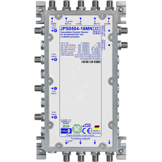 Jultec JPS0504-16MN JESS EN50607 Einkabelumsetzer für 1 Satellit (4x16 UBs/IDs/Umsetzungen)
