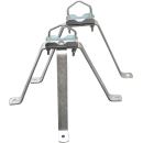 Wandabstandhalter (Mauerhalterung) 52cm Wandabstand (feuerverzinkt)