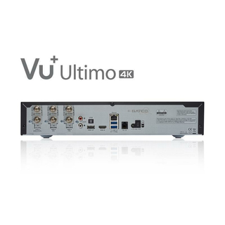 VU+ Ultimo 4K UHDTV Linux E² Receiver (DVB-S2/S2X FBC + DVB-C FBC + DVB-T2 MTSIF Dual Tuner / USB 3.0 / GigaBit)