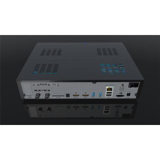 GigaBlue UHD Quad 4K Sat- / Hybrid Receiver 2x DVB-S2 (FBC-Tuner) mit 1000GB 2.5 Festplatte