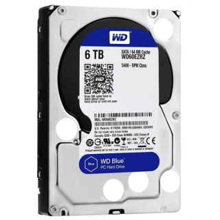 Western Digital WD60EZRZ Blue 6TB interne Festplatte (SATA3 3,5 Zoll, 5400rpm, 6Gb/s, 64MB Cache)