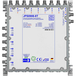 Jultec JPS0906-8T/M Unicable EN50494 Einkabelumsetzer fr 2 Satelliten (6x8 UBs/IDs/Umsetzungen)