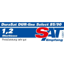 Dur-Line 85/90 Select Vollaluminium-Spiegel (ziegelrot)