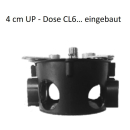 co@xLAN CL515BK BK-Daten-Durchgangsdose 3-Loch (2-862 MHz)