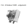 co@xLAN CL515BK BK-Daten-Durchgangsdose 3-Loch (2-862 MHz)