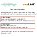 co@xLAN CL510S SAT-Daten-Durchgangsdose 3-Loch (2-2150 MHz)