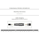 Cabelcon FM-RG11-CX3 QM 10.5 - Quick Mount F-Stecker RG11 Compression (F-Kompressionsstecker)