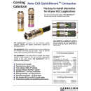 Cabelcon FM-RG11-CX3 QM 10.5 - Quick Mount F-Stecker RG11 Compression (F-Kompressionsstecker)