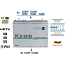 Polytron PCU 8112 Kompakt Kopfstelle 8x DVB-S/S2 Transponder in DVB-C (incl. 4x CI)