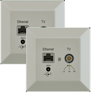 Digital Devices PoLiCoax 500 - PowerLine Coax für DVB-C (Erweiterung 2 Dosen)