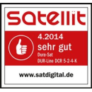 Dur-Line DCR 5-2-4K V2 Unicable Einkabel Multischalter (für 2x4 Unicable + Kaskadenausgänge)