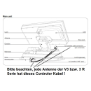 Selfsat Snipe V3 White-Line GPS Twin Vollautomatische Satelliten Antenne (selbstausrichtend) incl. Montageplatte