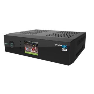 Protek 4K UHD mit 1x DVB-S2 Sat-Tuner + 1x DVB-C/T2 Hybrid Twin Tuner (H.265 HEVC)