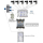 Johansson/Unitron 9646 Breitband-LNB auf Quattro-LNB Umsetzer (Wideband / Whole Band to Quattro Convertor)