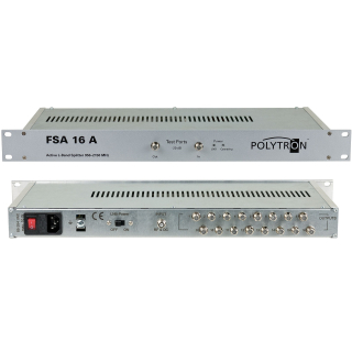 Polytron FSA 16 A - Aktiver SAT / L-Band Verteiler mit 1x HF-Eingang und 16 HF-Ausgängen