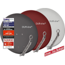 Ökö-Energie-Spar Satanlage für 8 Teilnehmer (Dur-Line 75/80 Select anthrazit + Multischalter JULTEC JRM0508T + Polytron Quattro LNB)