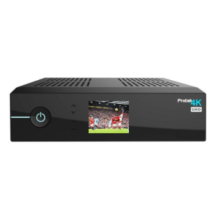 Protek 4K V2 UHD mit 1x DVB-S2x Sat-Tuner + 1x DVB-C/T2 Hybrid Twin Tuner (H.265 HEVC)