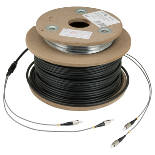 Polytron optisches Twin Kabel OFO 040 (40m)  für den Außenbereich (Monomode - FC/PC Anschluss - vorkonfektioniert)