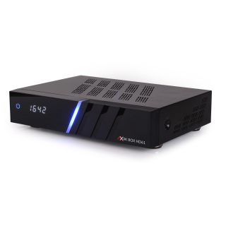 AX 4K-Box HD61 (UHD / 2160p) Linux E Receiver mit 1x DVB-S2X + 1x DVB-C/T2 Tuner (h.265)