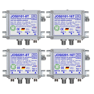 Jultec JOS0101-8T/JOS0101-16T/JOS0201-8T/JOS0201-16T optische Einkabelumsetzerr (optisches Fibre LNB auf Einkabel-Multischalter - Virtual Abschlusseinheit)
