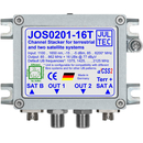 Jultec JOS0201-16T optische Einkabelumsetzer 2 SAT / 16 UB